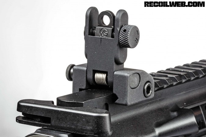 US Flip up Front Rear Iron Set BUIS Back Up Sights For 20mm Mounts Gun Rifle 