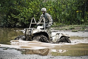 2012 Polaris Sportsman MV850 Water Crossing