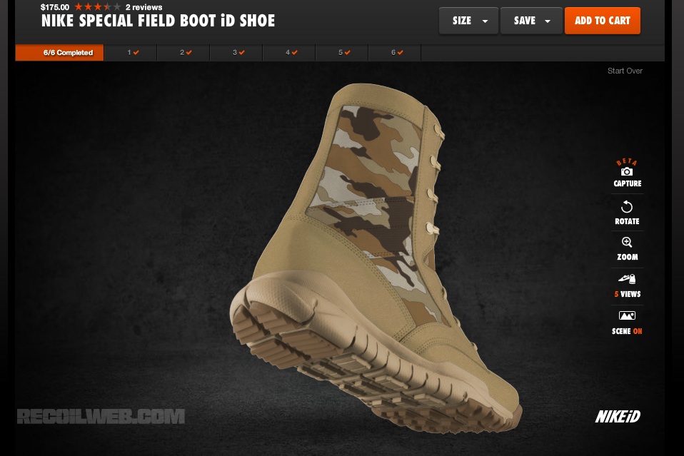 NikeiD Special Field Boots