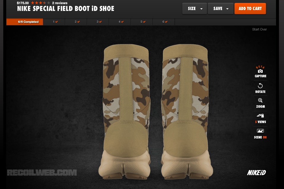 NikeiD Special Field Boots