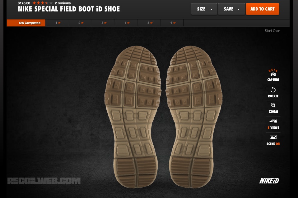 NikeiD Special Field Boots