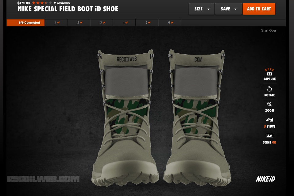 NikeiD Special Field Boots