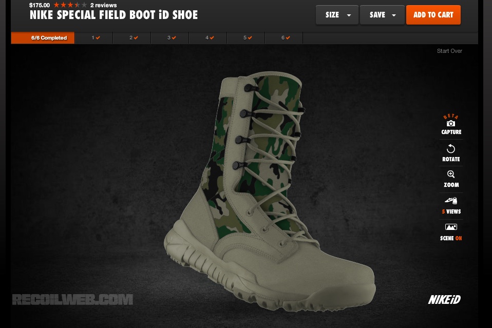 NikeiD Special Field Boots