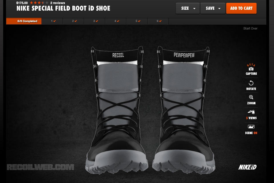 NikeiD Special Field Boots
