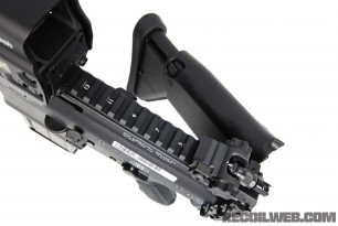 FNH SCAR 17s Folding Stock Above View