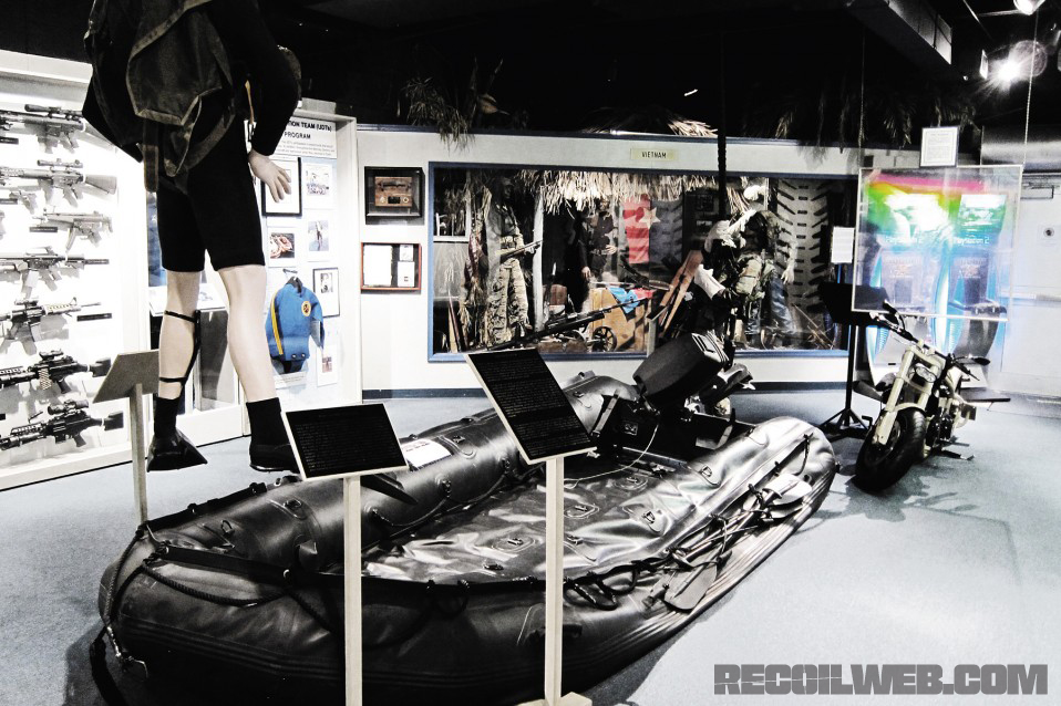 National Navy UDT-SEAL Museum Inflatable Boat Display