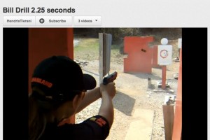 Tierani Hendrix Shooting her M&P Pro 9