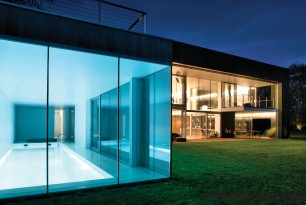 Zombie Proof House Night Shot