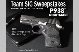 SIG Sauer P938 Nightmare Sweepstakes SIG Sauer P938 Nightmare Sweepstakes