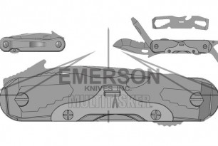 Multitasker Emerson EDC Tool Rendering Multitasker Emerson EDC Tool Rendering