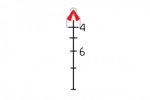 Browe BCO Red Chevron Reticle