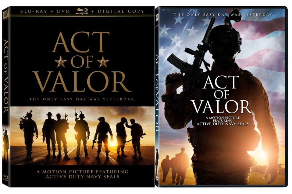 Act of Valor Blu Ray and DVD Covers