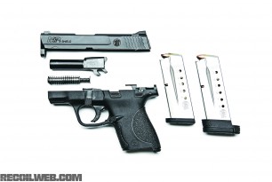 Smith & Wesson M&P Shield Dissasmbled