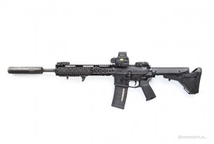Magpul XTM Hand Stop Mounted