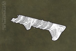 Magpul XTM Hand Stop Drawing
