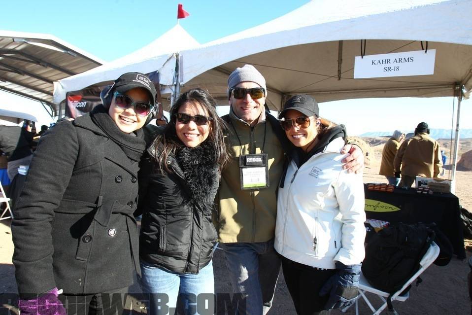 Iain and some members from Team GLOCK