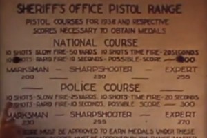 A Glimpse into History: LA County Sheriff’s Department Range Time 1938