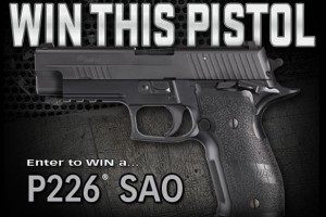 Team Sig Sweepstakes: Win a P226 SAO Team Sig Sweepstakes: Win a P226 SAO