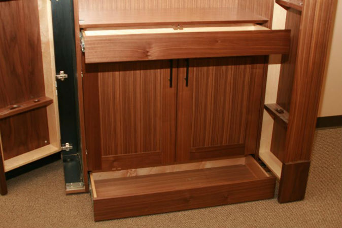 Criswell concealment bookcase options