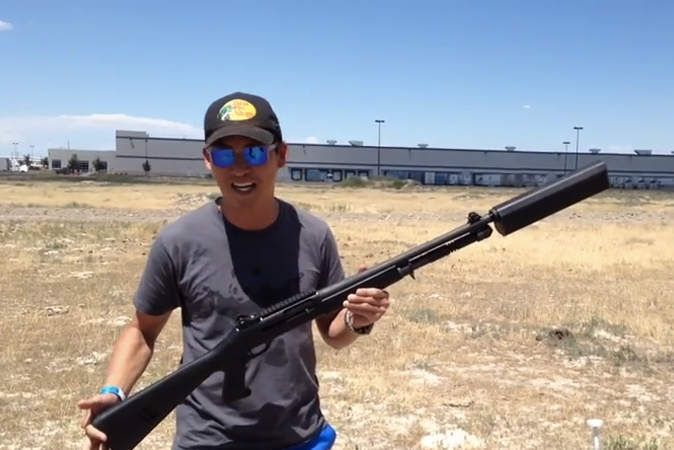 Chris Cheng Top Shot Salvo 12 Shotgun Suppressor