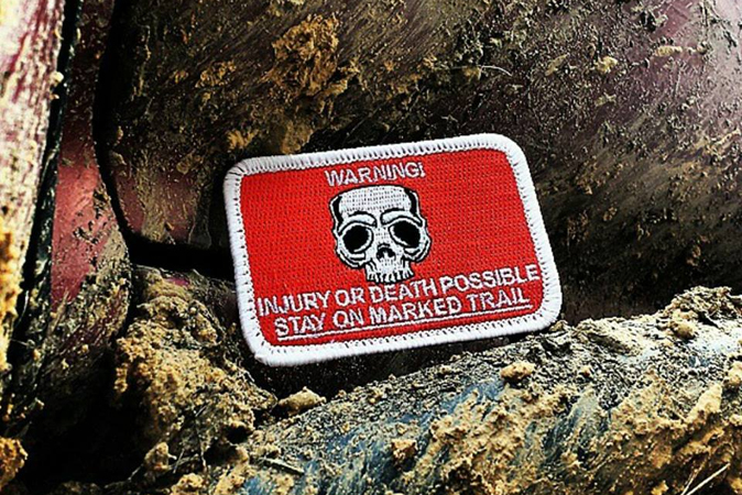 Destination Zero - Trail Hazard Warning Patch