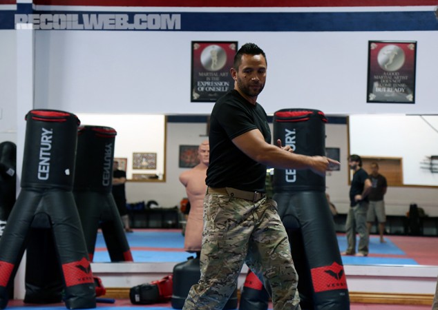 Kali master and former SWAT officer Jared Wihongi shows how to generate power with hip and shoulder rotation, which can make a punch, edged weapon, or blunt tool even more effective.