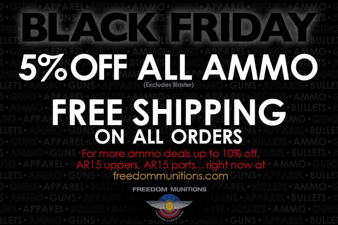 Freedom Munitions Black Friday