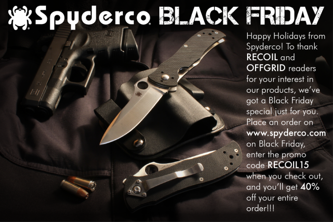 Spyderco Black Friday