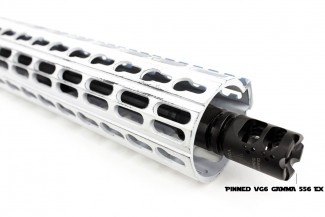 Aero-Precision_Monthly-Rifle-Giveaway_Battleworn-White-Cerakote-M4E1-Complete-Rifle_Muzzle_02