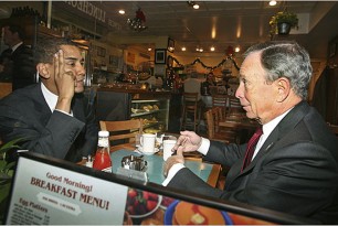 Obama and Bloomberg breakfast gun control