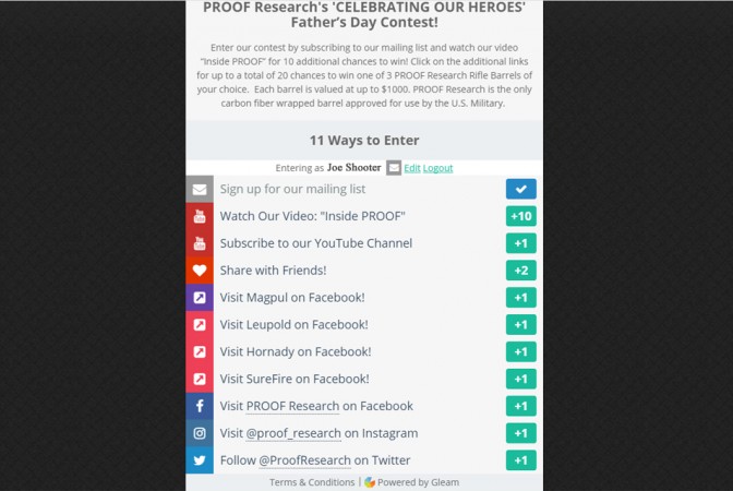 PROOF Research Fathers Day Barrel Giveaway 3