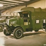 One of the few remaining World War I-era Mack Trucks in the world is at the HMMV. Introduced in 1916, it was used by both the British and American military.