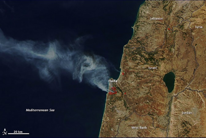 Satellite-Image-Israel-Fires
