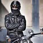PDW motorcycle with jacket