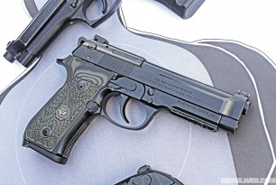 A sexy example of a full custom Wilson Combat Beretta 92A1 build. Features a shortened barrel with recessed crown, carry bevel, and ARMOR-TUFF finish.