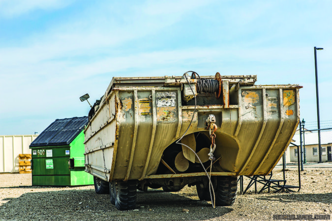 Many troops disembarked for beach invasions in WWII courtesy of a DUKW just like this one.