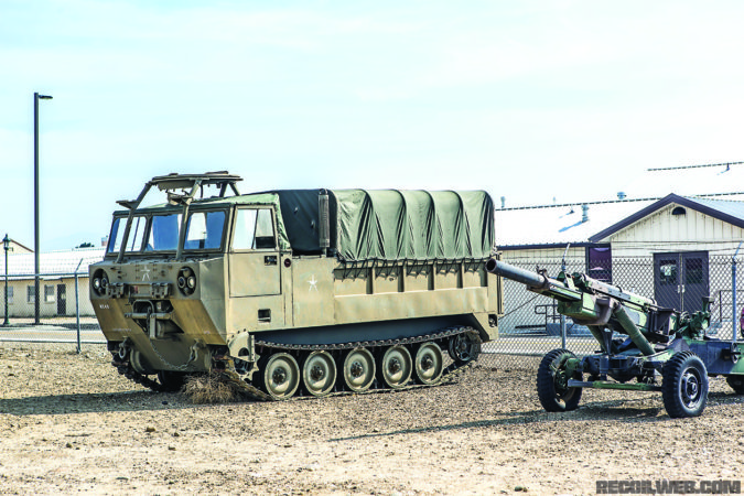 Ask granddad if he remembers being transported on an M548 Tracked Cargo Carrier or firing an M102 Towed Howitzer. 
