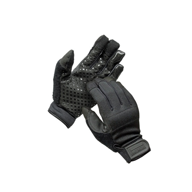 Hand Armor® Black Nitrile Geotex™ Grip Gloves 9 Mil Case Of 1000