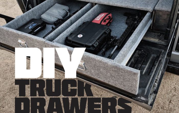 DIY Truck Drawers for Guns and Gear