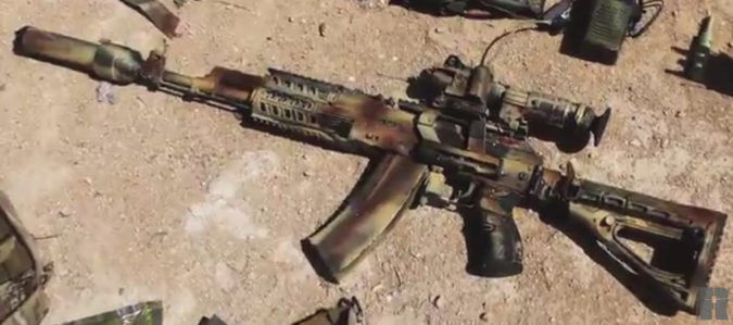 isis affiliated AK-74 russian advisor syria