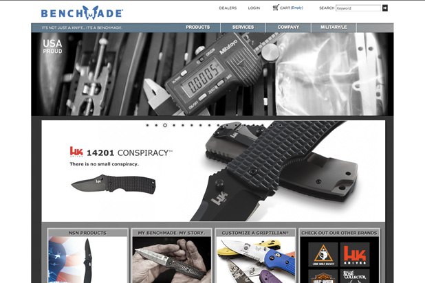 Benchmade New Website