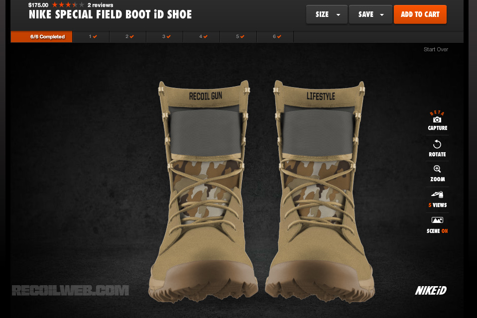 NikeiD Offers Special Field Boot Customization