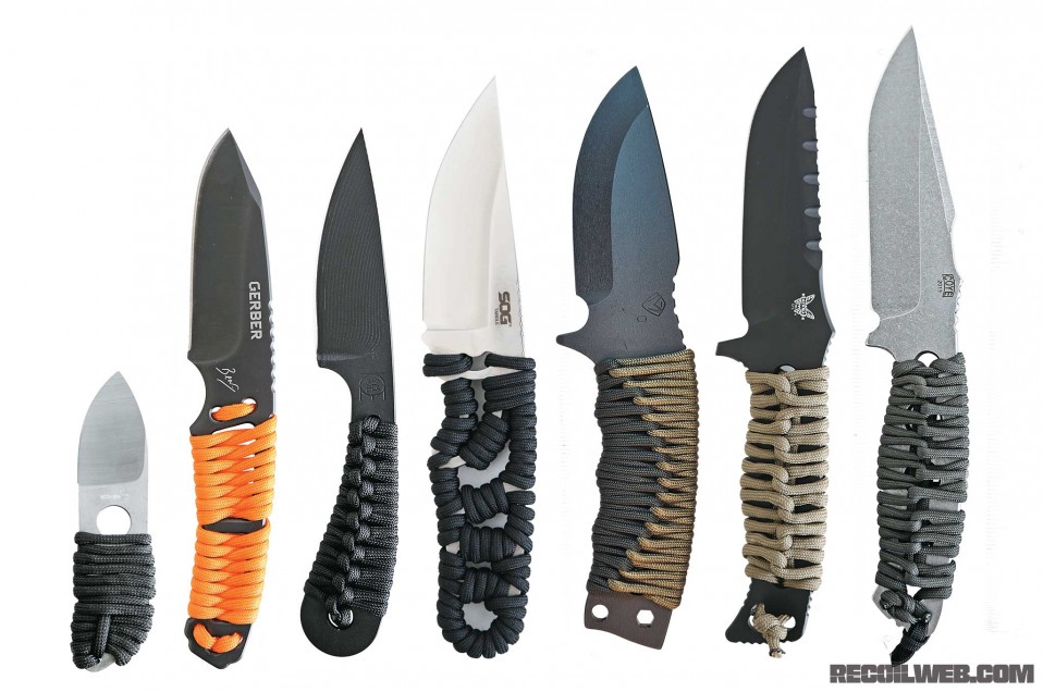 ParacordWrapped Knives Unusual Suspects