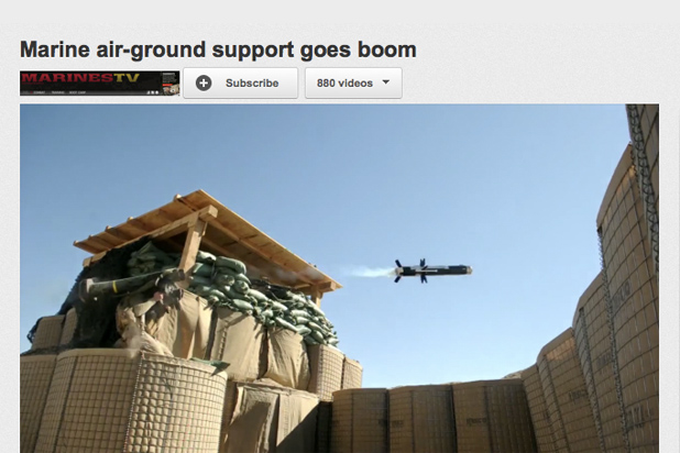 Marine Air-Ground Support Goes Boom Video