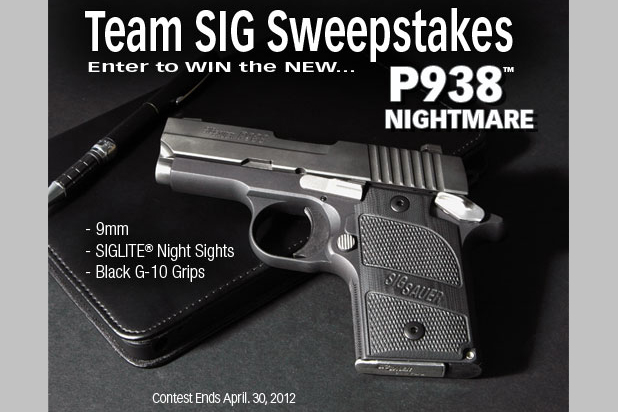 SIG Sauer P938 Nightmare Sweepstakes