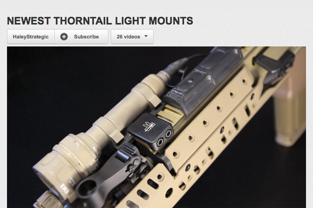 Haley Strategic New Thorntail SBR & MIL/620 Mounts