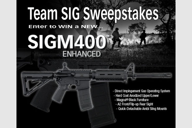 Sig Sauer SIGM400 Enhanced Sweepstakes