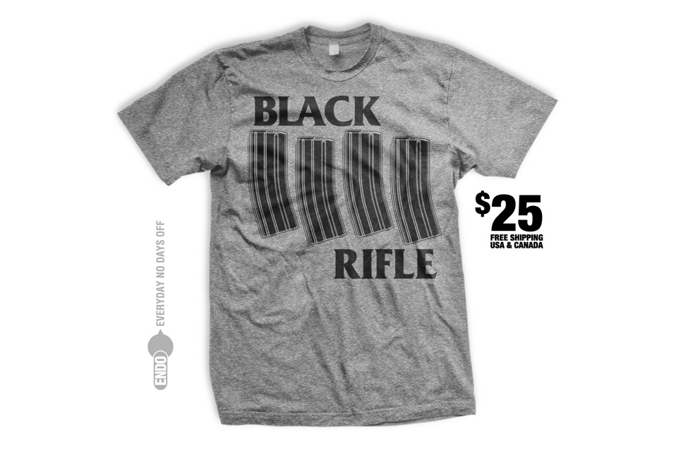 Endo Apparel – AR-15 Black Rifle T-Shirt