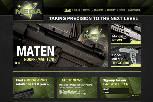 Mega Arms New Website