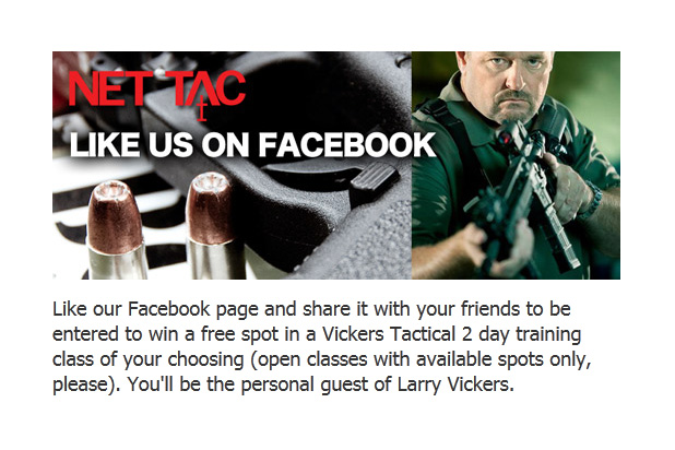 Net Tac Contest – Win a Free Vickers Tactical 2-Day Training Course